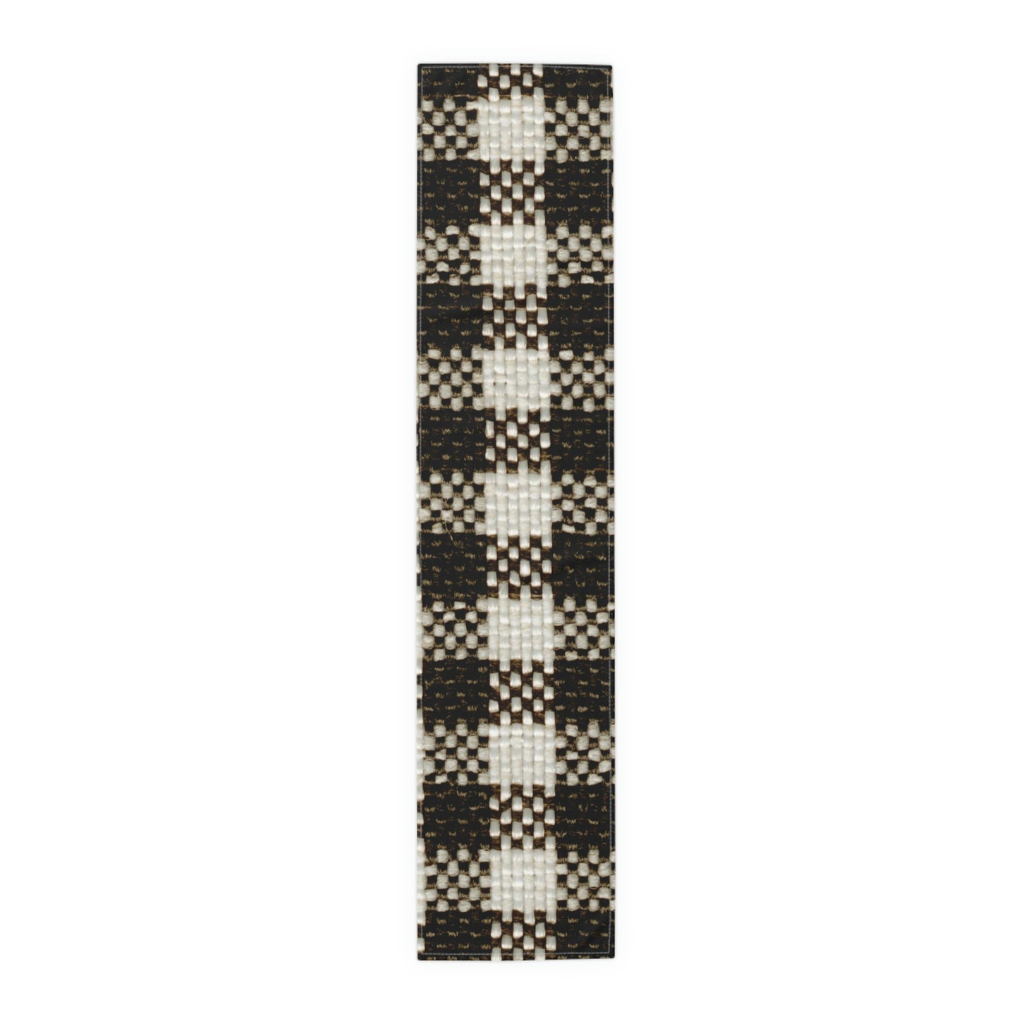 Table Runner (Cotton, Poly)-Black and White