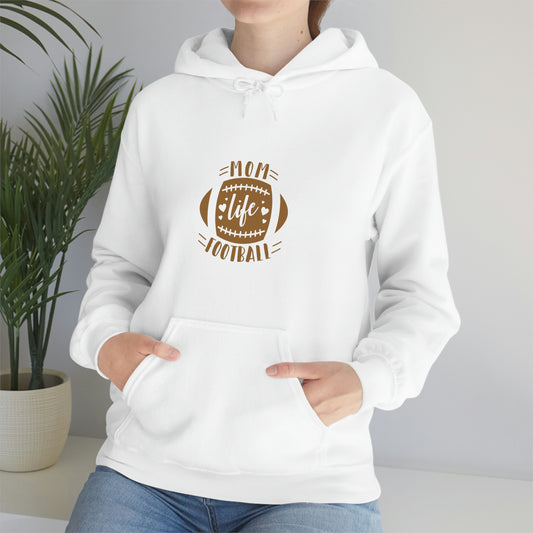 FOOTBALL MOM-Heavy Blend Hooded Sweatshirt