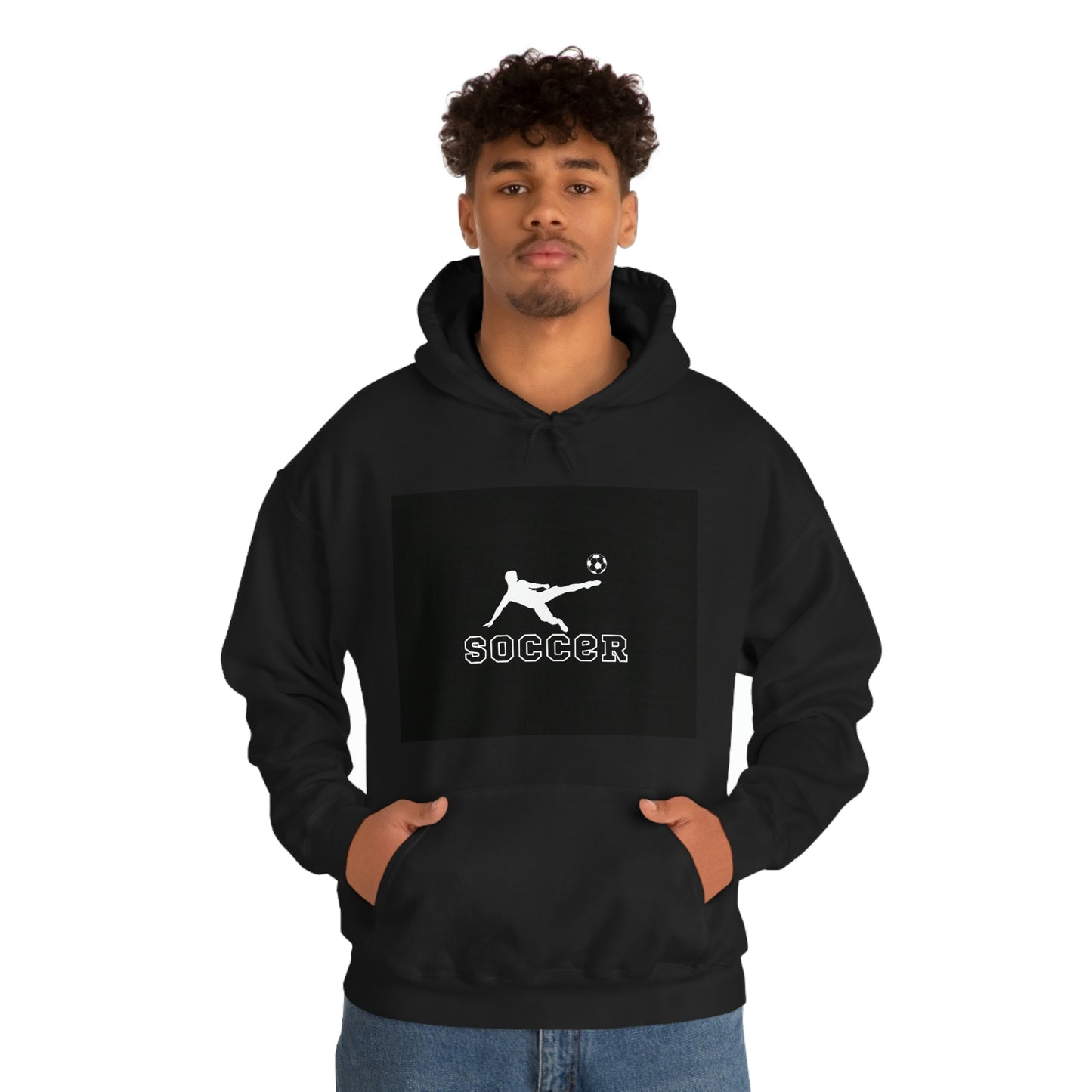 Soccer-Unisex Heavy Blend Hooded Sweatshirt
