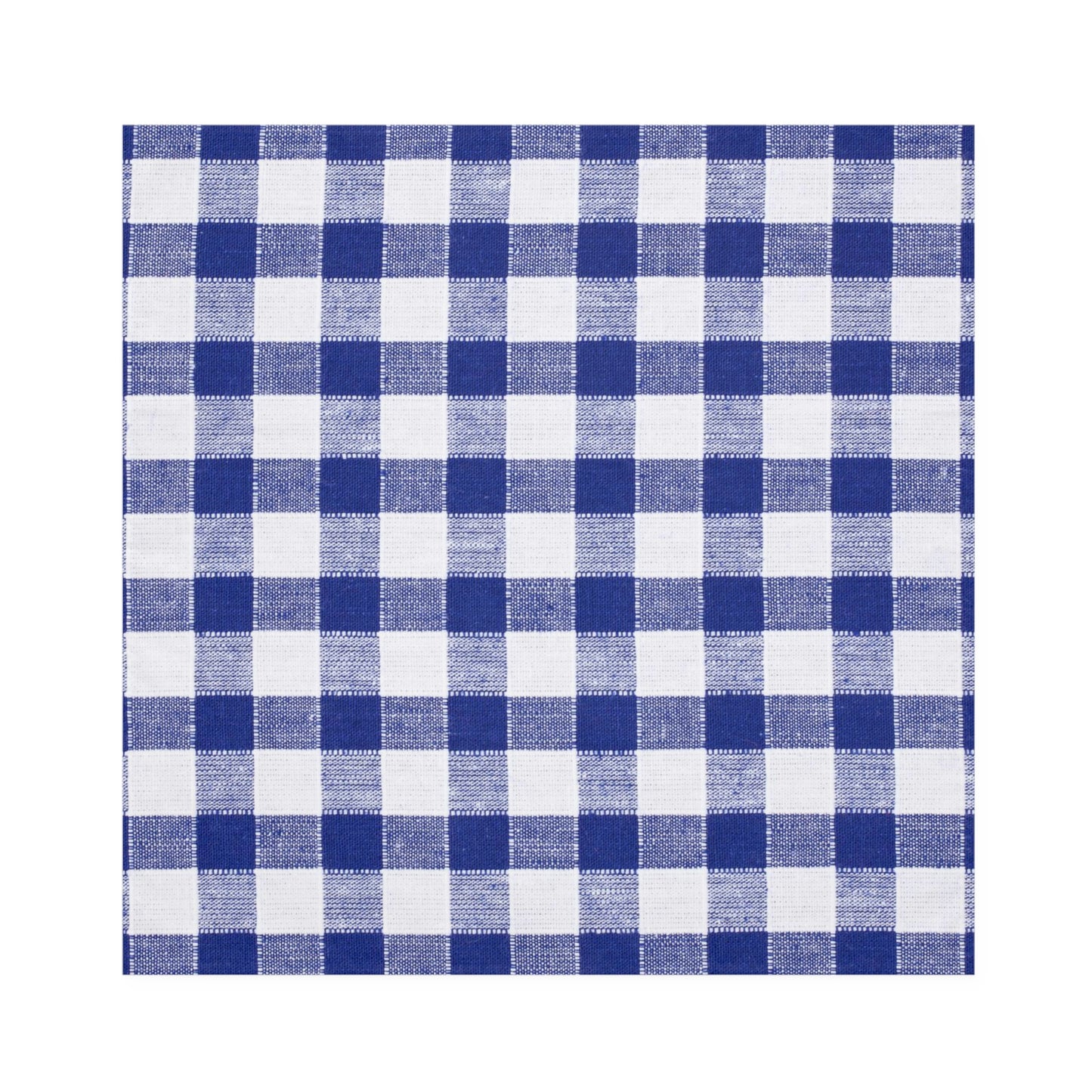 Blue and White Plaid Napkins
