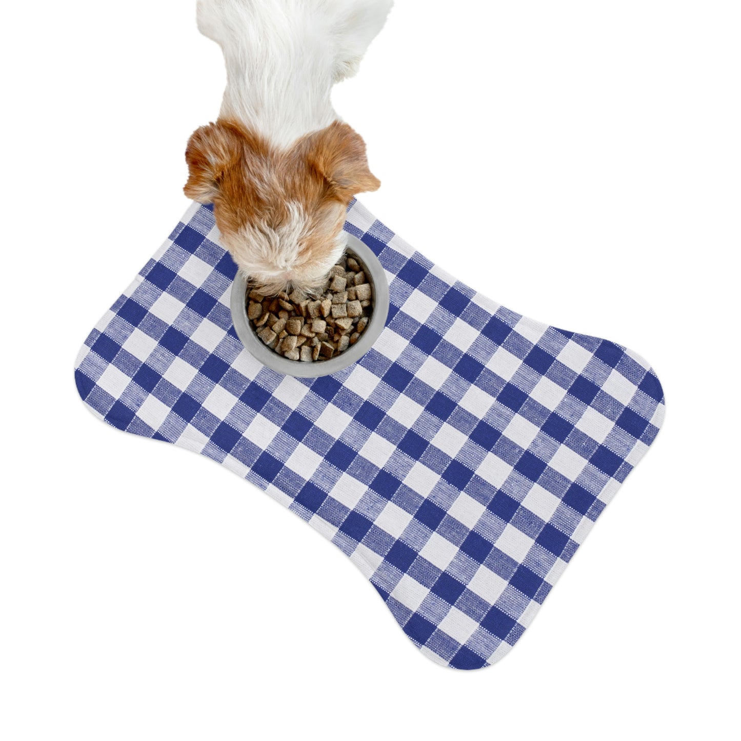 Pet Feeding Mats-Blue and White
