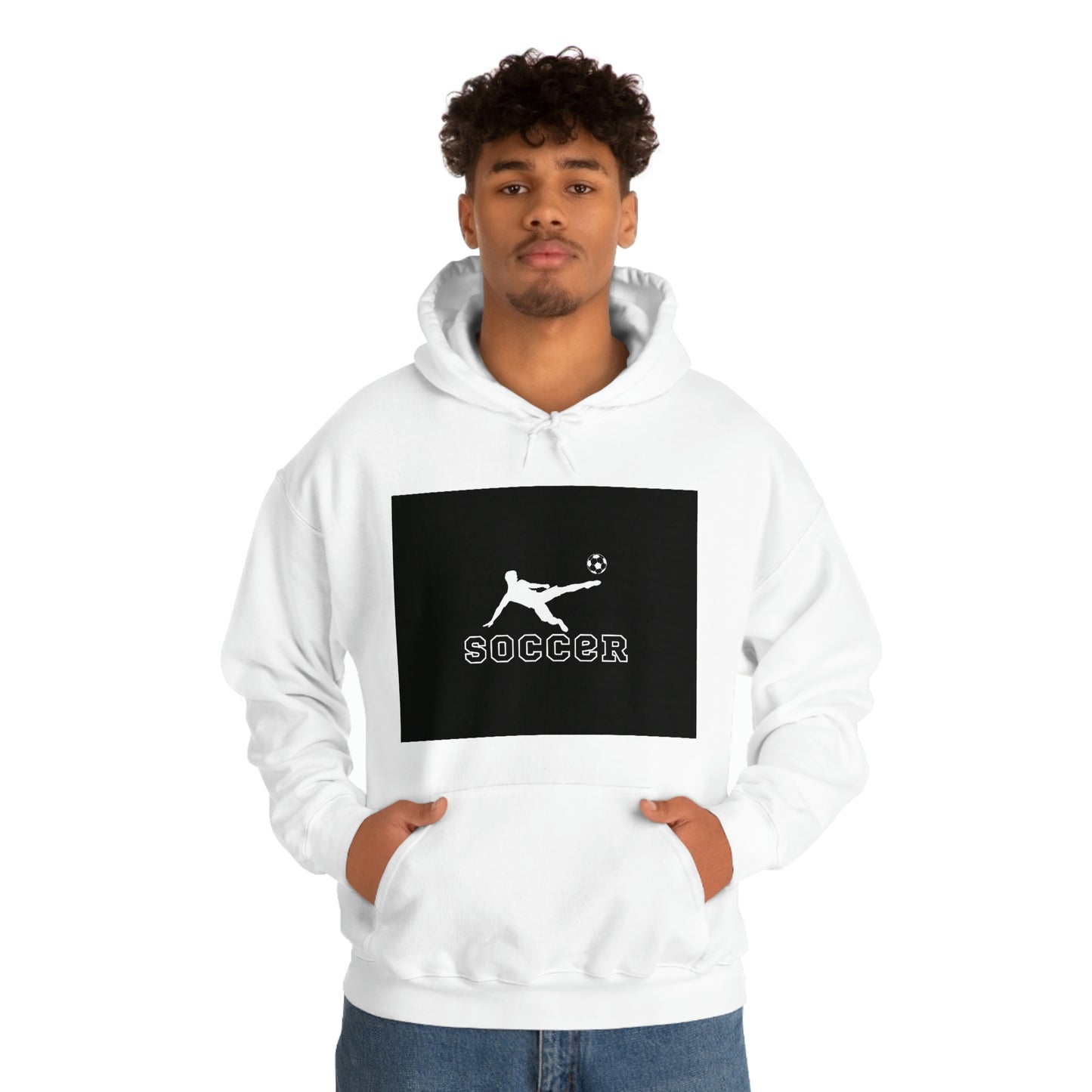 Soccer-Unisex Heavy Blend Hooded Sweatshirt