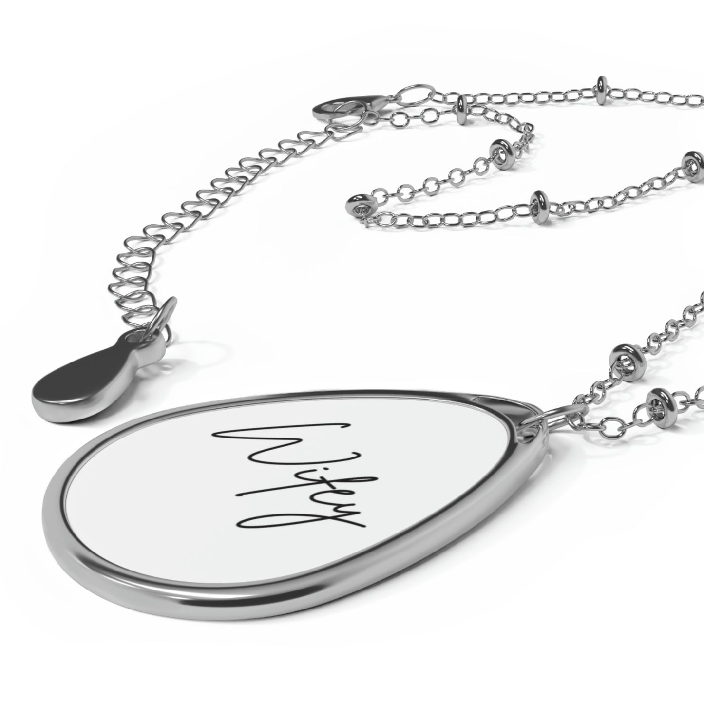 Oval Necklace-Beautiful Gift for Wife