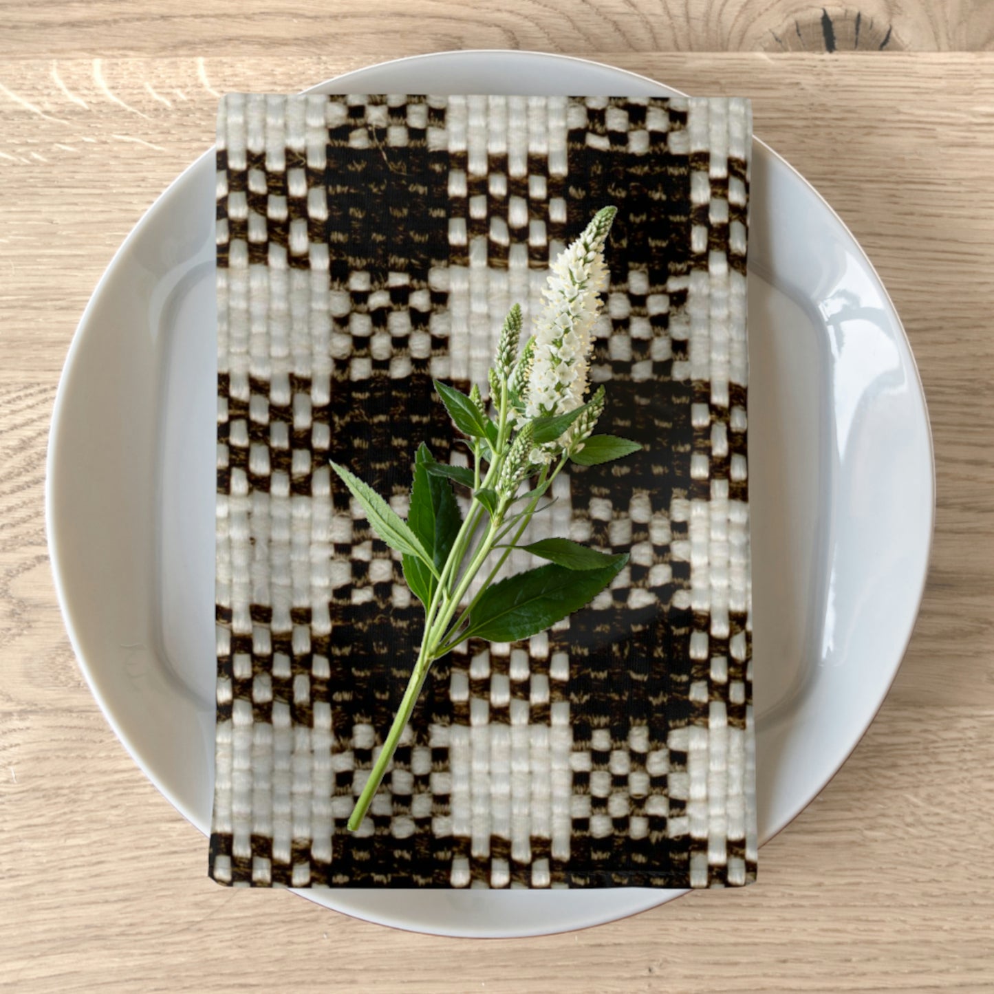 Black and White Napkins