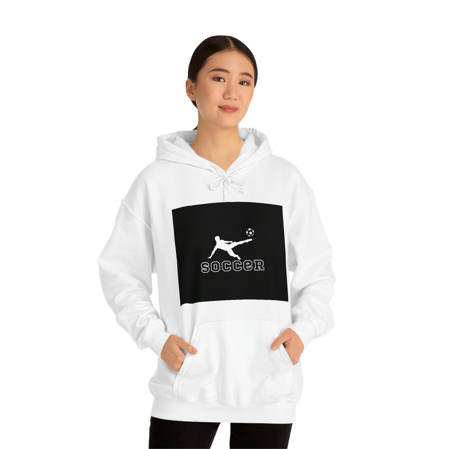 Soccer-Unisex Heavy Blend Hooded Sweatshirt