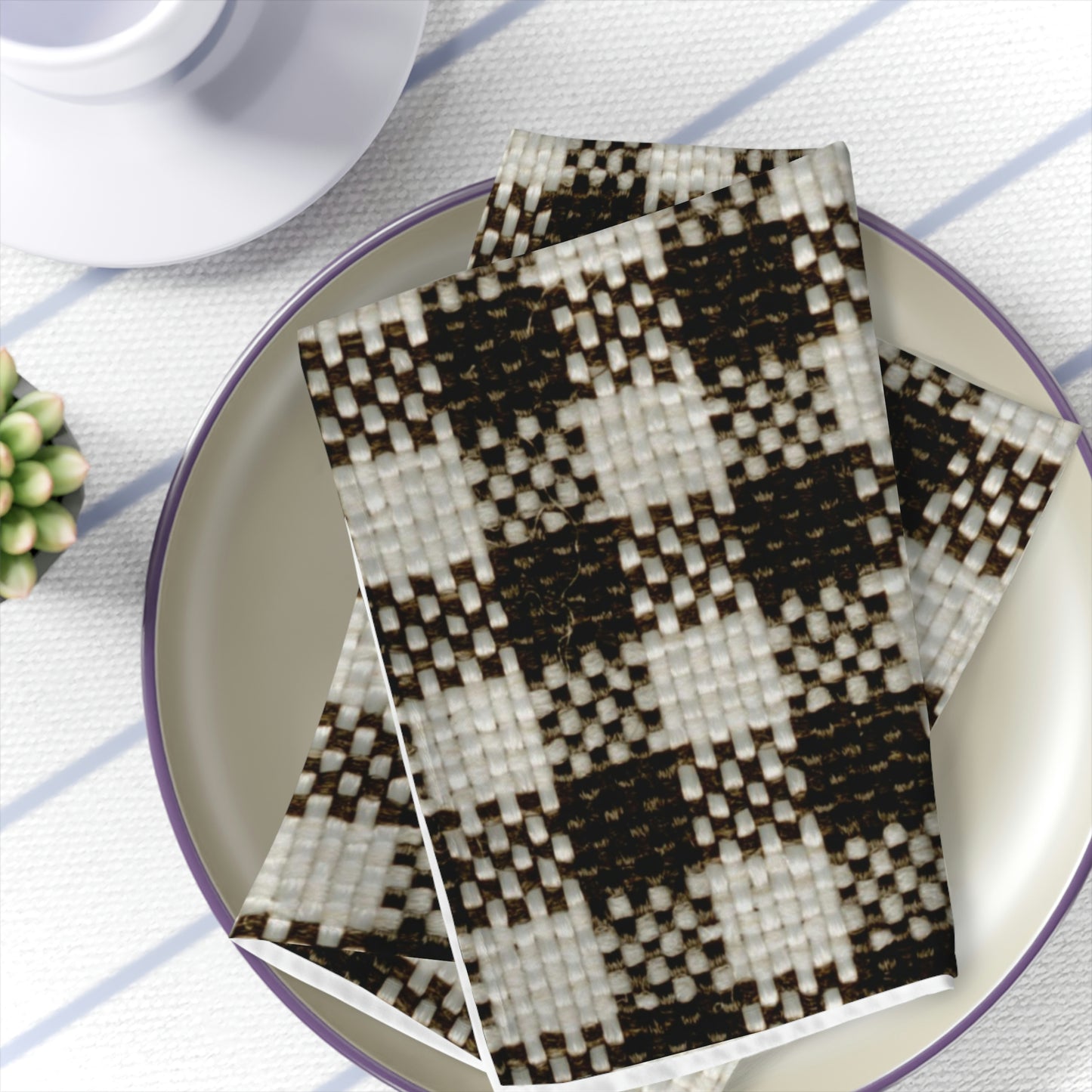 Black and White Napkins