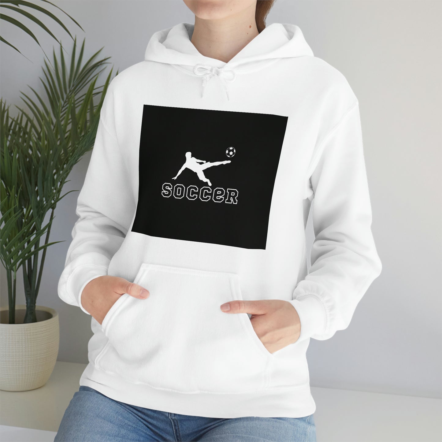 Soccer-Unisex Heavy Blend Hooded Sweatshirt