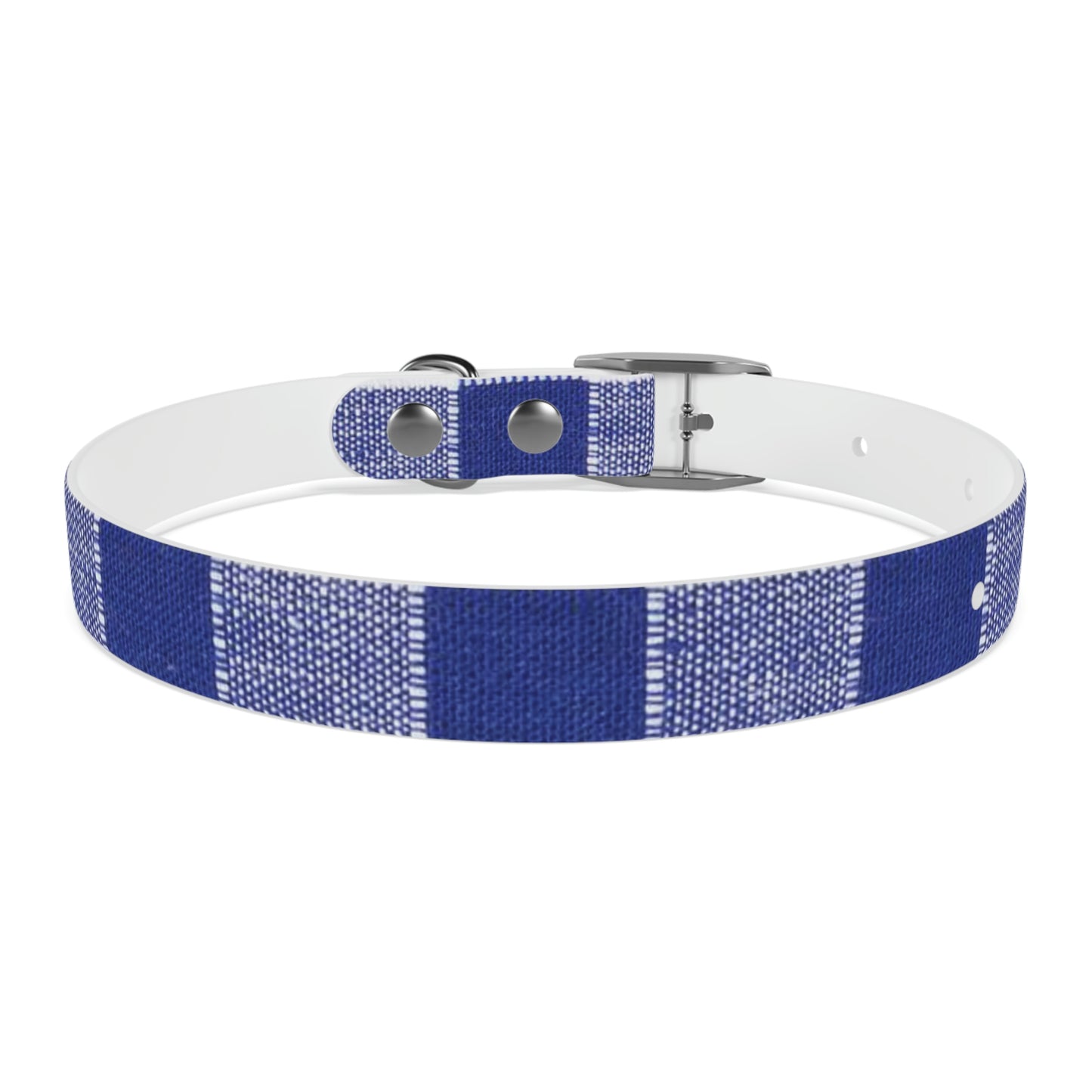 Dog Collar-Blue and White
