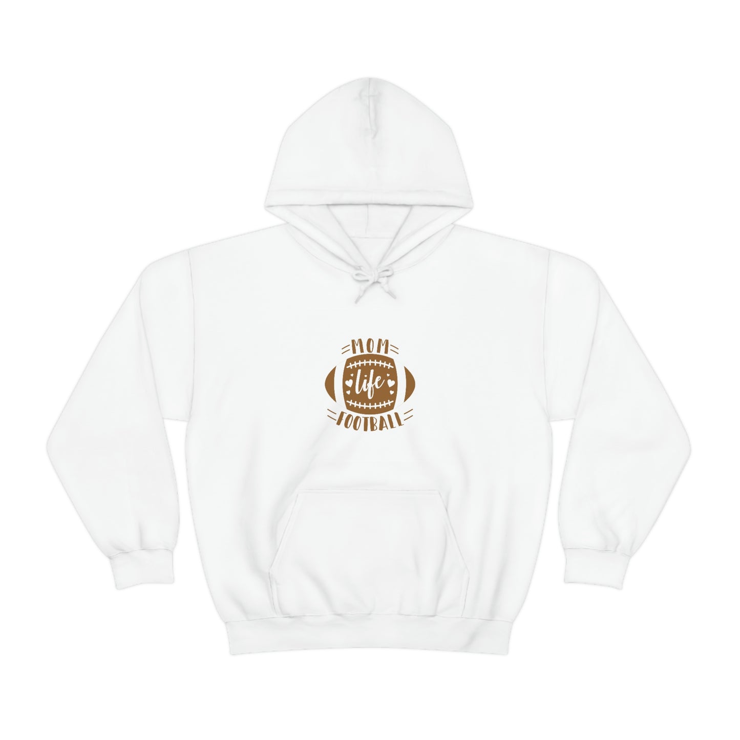 FOOTBALL MOM-Heavy Blend Hooded Sweatshirt